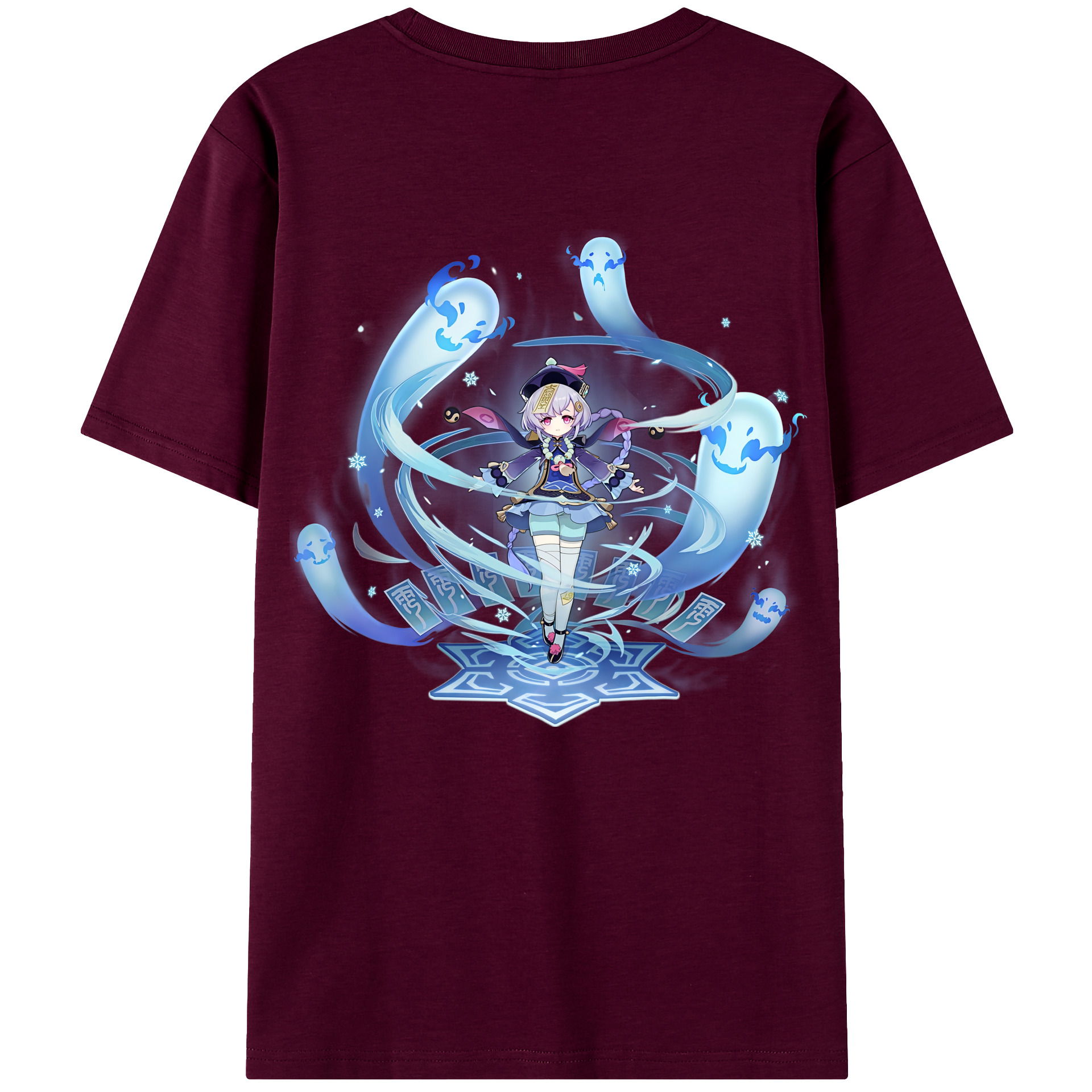 げんし神 七七 なな  genshin Nana レディース半袖Tシャツ(バックプリント)